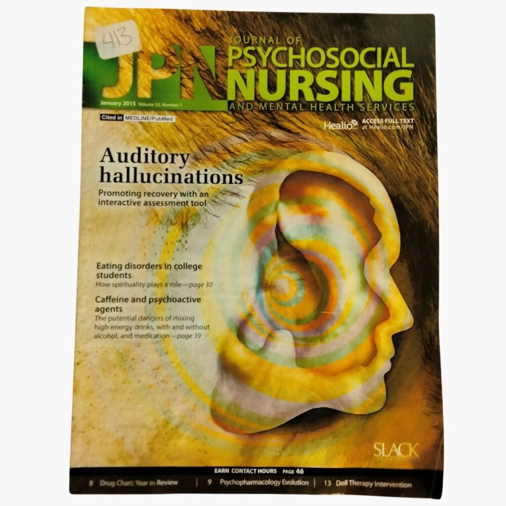 Journal Of Psychosocial Nursing January 2015 Volume 53 Number 1 MEDLINE PubMed